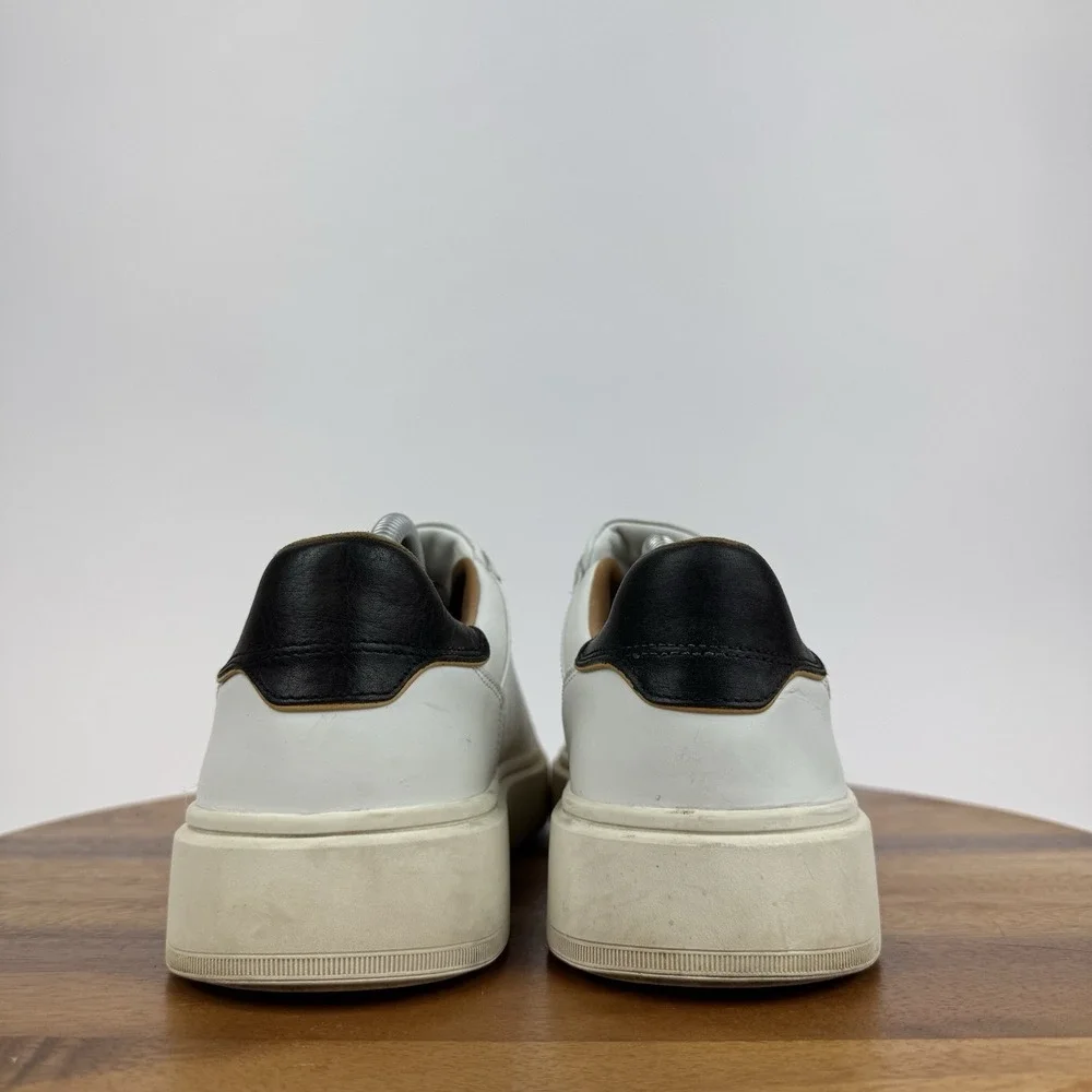 Mens Allen Edmonds Oliver White Perforated Slip On Casual Sneakers Size 9.5 D - Picture 4 of 8